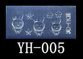 картинка Форма силиконовая для объемного дизайна ногтей YH-005 от магазина Каприз
