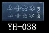 картинка Форма силиконовая для объемного дизайна ногтей YH-038 от магазина Каприз