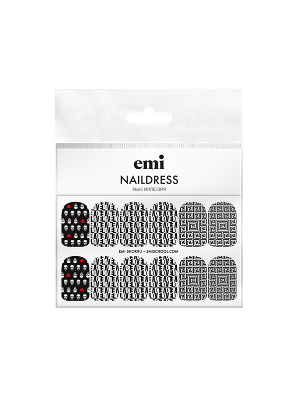 картинка Слайдер-дизайн Naildress Slider Design №65 Иллюзия E.mi от магазина Каприз