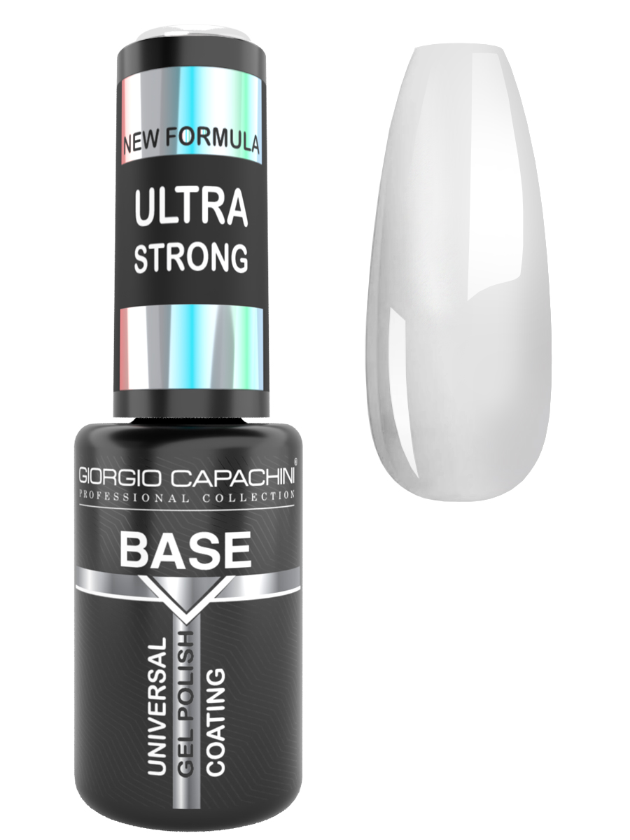 картинка База для гель лака жесткая сверхстойкая ULTRA STRONG Giorgio Capachini 12 мл от магазина Каприз